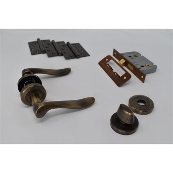 Ultimate Door Pack Verdun Wc Lever On Rose Doorpack Floentine Bronze