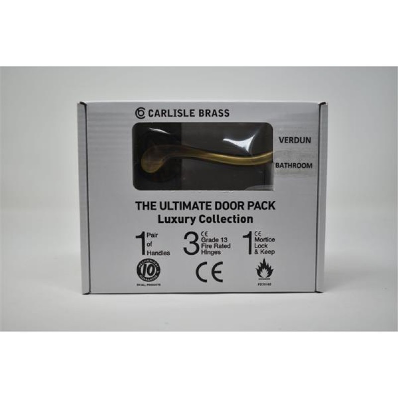 Ultimate Door Pack Luxury Collection Wc Verdun Antique Brass