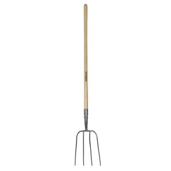Darby Forged Manure Fork Long Handle Double Rivet