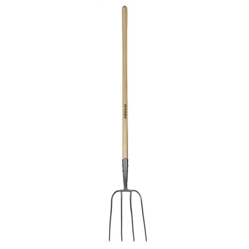 Darby Forged Manure Fork Long Handle Double Rivet