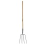 Darby Forged Manure Fork Long Handle Double Rivet