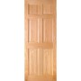 HARTFORD PRE-FIN OAK 6-PANEL ENGD DOOR 78X26