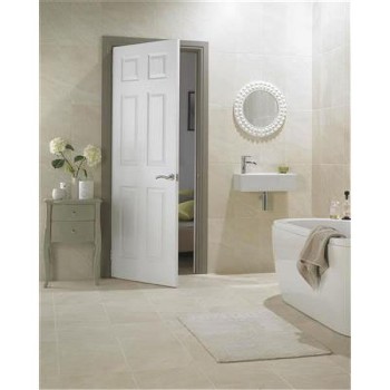CARRICK MOULDED 6 PANEL SMOOTH DOOR 78 x 30 X 44MM
