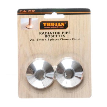 Plastic Pipe Rosette 15mm (2)