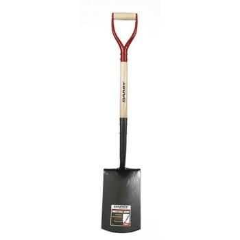 Darby Forged Digging Spade Large Head Steel D Grip