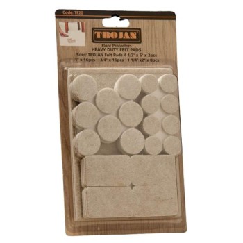 Trojan Assorted Felt Pad Multi Value Pack