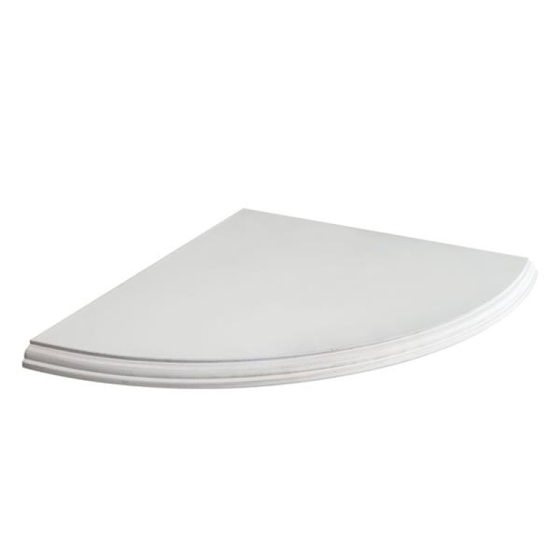 TEMA CORNER SHELF 200 X 200 X 15 WHITE