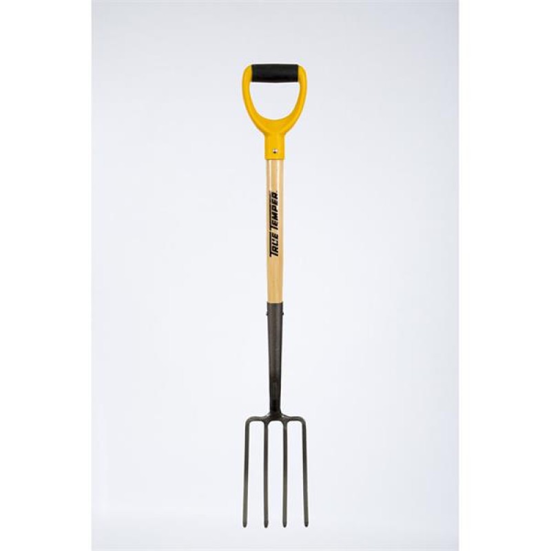 True Temper Border Fork Wood Handle D Grip