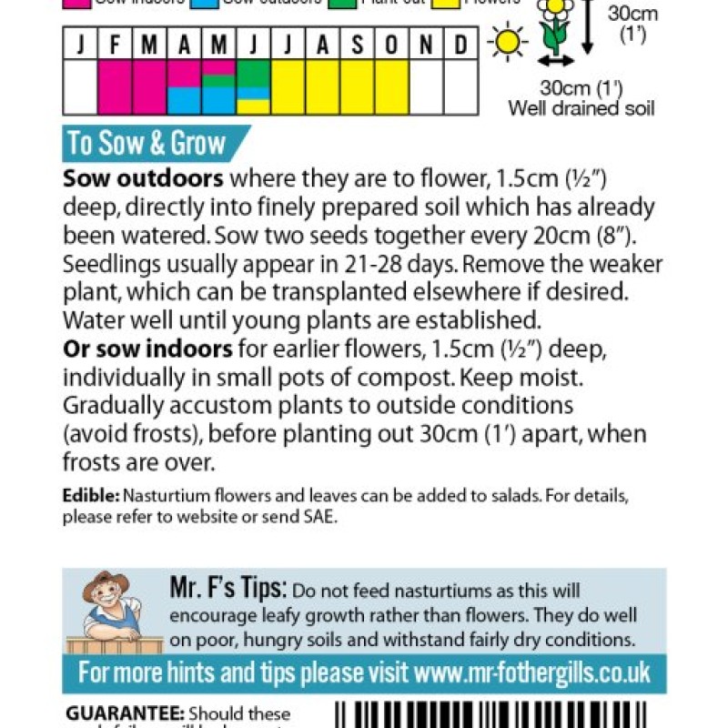 NASTURTIUM Empress of India