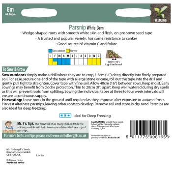 TAPE PARSNIP White Gem