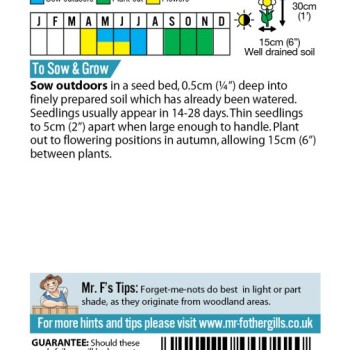 FORGET ME NOT Indigo