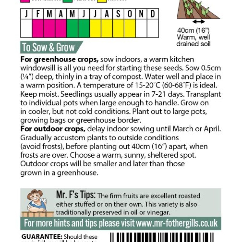 PEPPER (Sweet) Topepo rosso F1